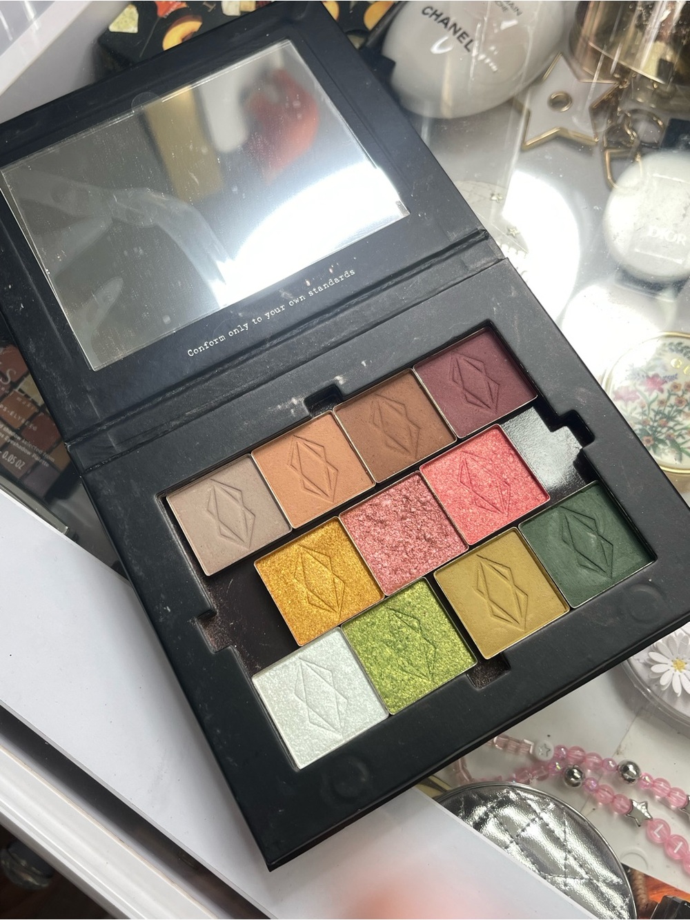 Lethal cosmetics custom palette with 11 eyeshadows